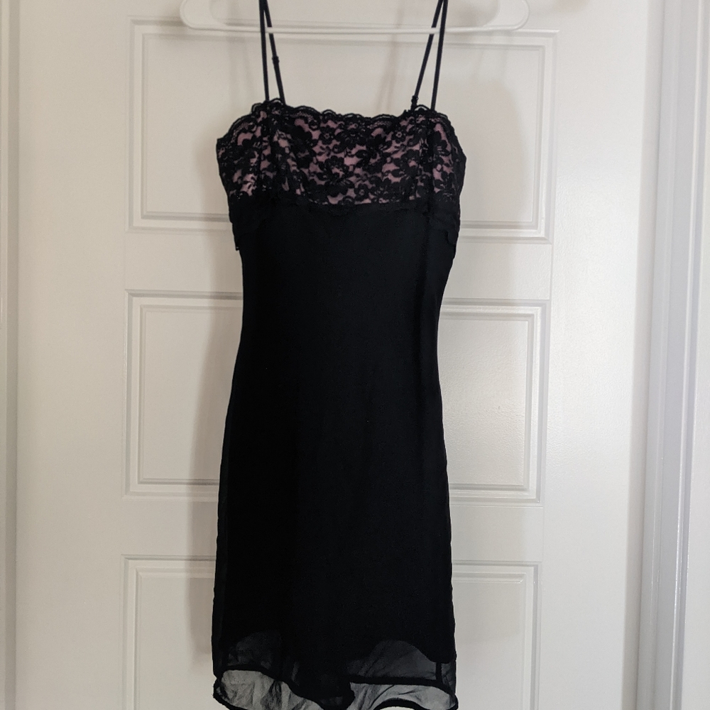 Express Lace Bust Slip Dress
